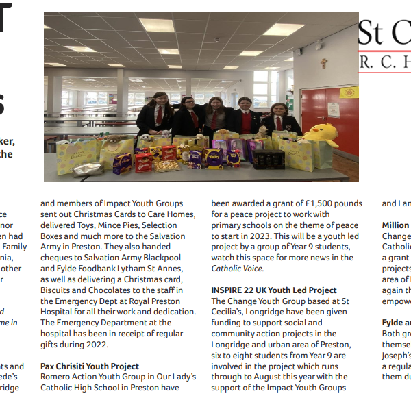 Image of St Cecilia’s Pupils - Impacting the News